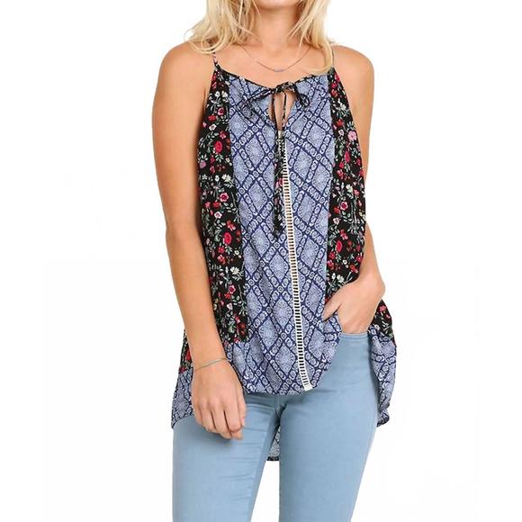 UMGEE Tops - NEW UMGEE bohemian halter neck top in black